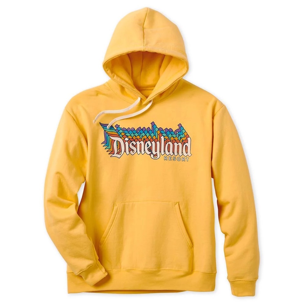 yellow disneyland retro hoodie